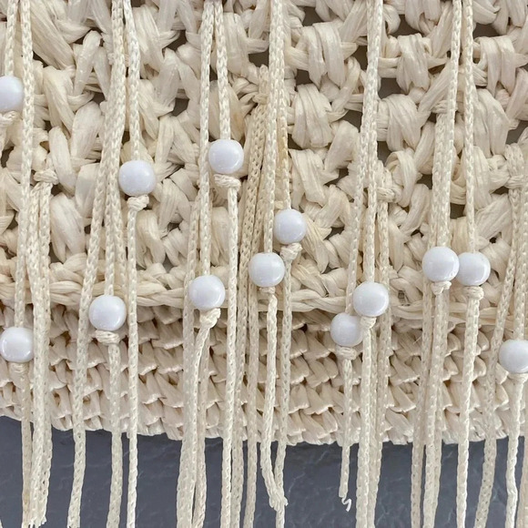 Straw mini hand Bag made in Japan - Picture 8 of 9